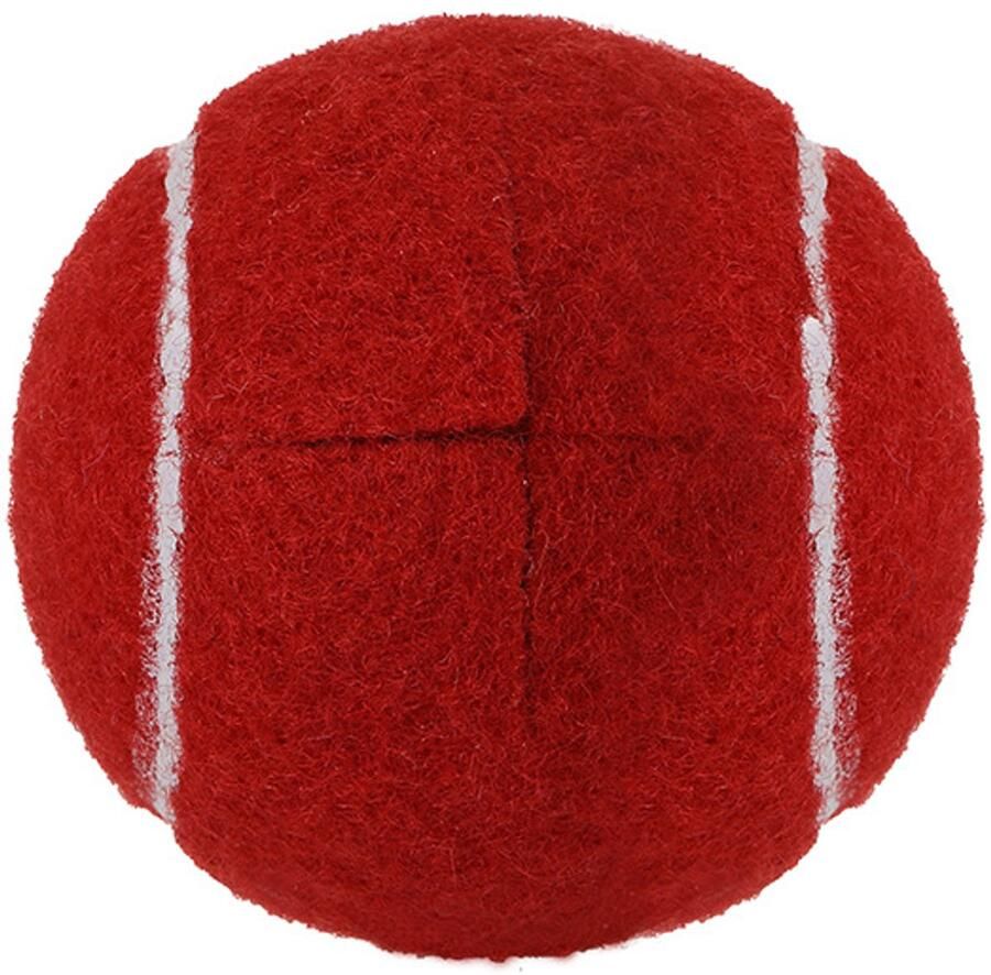 4-pack tennis kruisopening tafel- en stoelpoot hoezen stille krukvoetkussens anti-beweging en antislip voethoezen voor meubelpoten en vloerbescherming-Rood