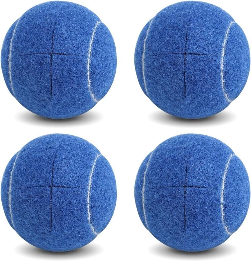 4-pack tennis kruisopening tafel- en stoelpoot hoezen stille krukvoetkussens anti-beweging en antislip voethoezen voor meubelpoten en vloerbescherming-Donkerblauw