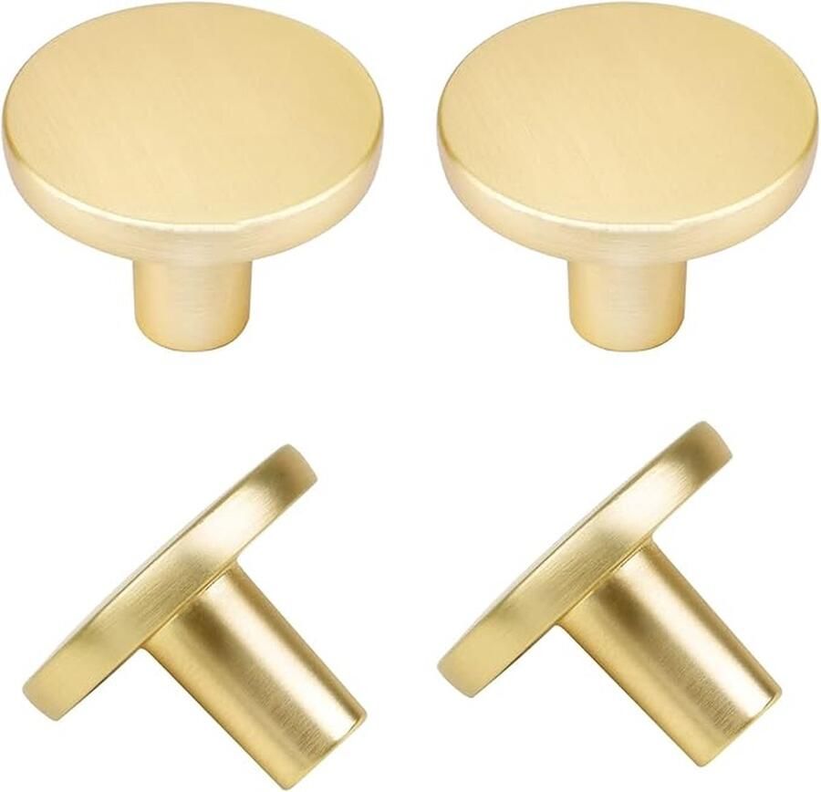 4 stuks Handgreep Meubelhandvat knop handvat Handgrepen Kast Handvat goud 33*33*20mm koper