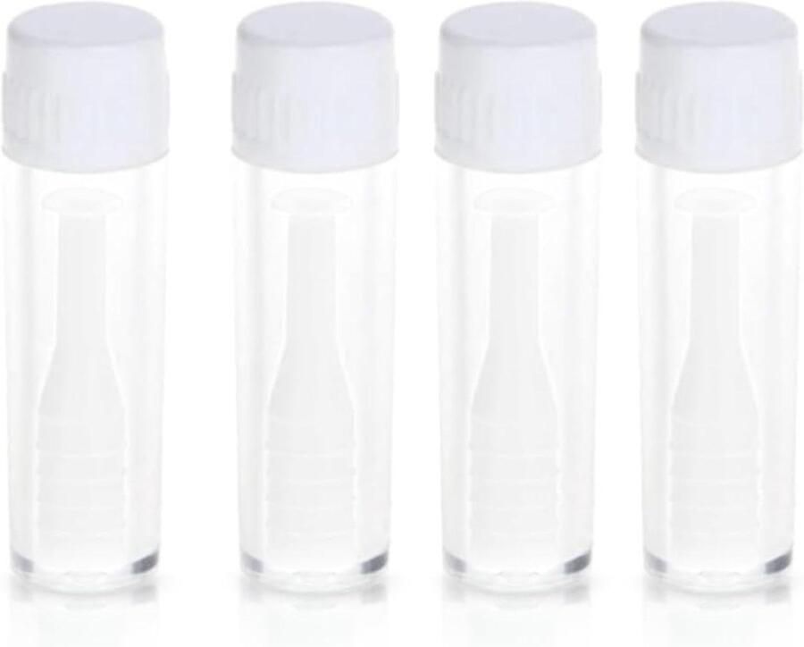 4 stuks KAPSING contactlenzen inzethulp voor zachte lenzen inclusief fles (wit)