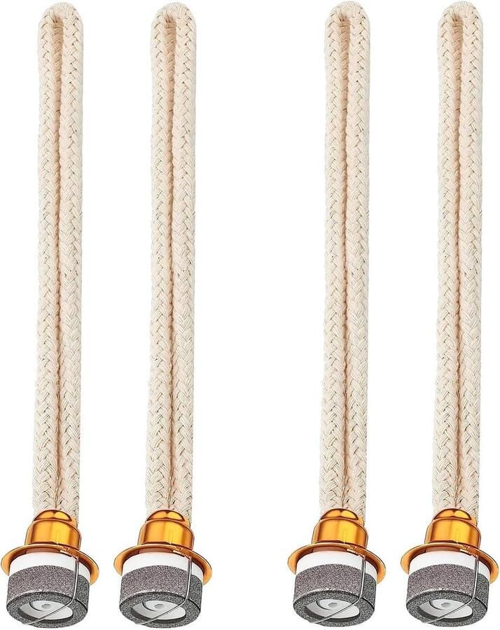 4 stuks katalytische lampen olielamp vervanging van luchtcontrole aromatherapie woondecoratie diffuser brander lont