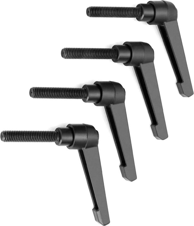 4 Stuks M8 Klem Hefboom Handvat Draad Lengte 40mm Handvat Lengte 63mm