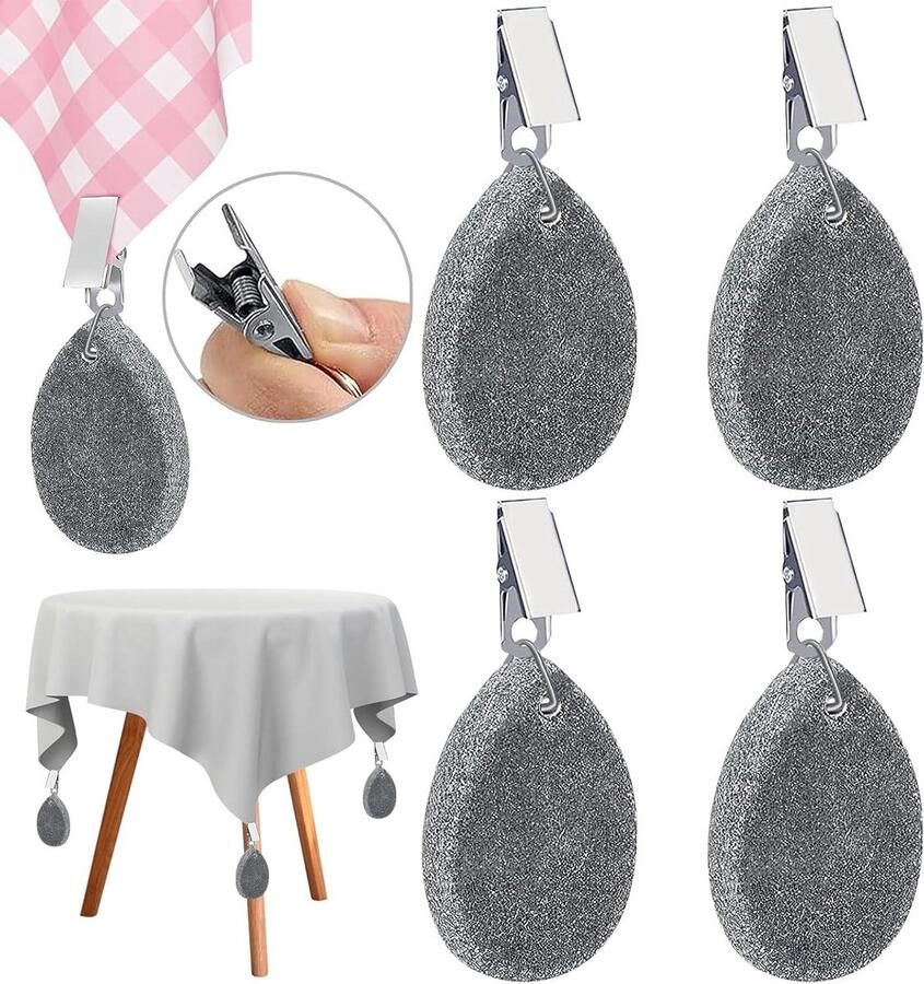Marmeren tafelkleed hanger clip Set van 4 Tafelkleed Cover Klemmen Houder Indoor Outdoor Thuis Keuken Bruiloft Party Picknick