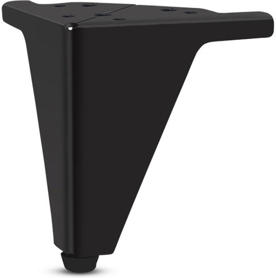 4 Stuks Metalen Driehoekige Meubelpoten Zware Metalen Meubelen Meubelpoot Tafelpoot Steunpoot Kastpoten Zwart