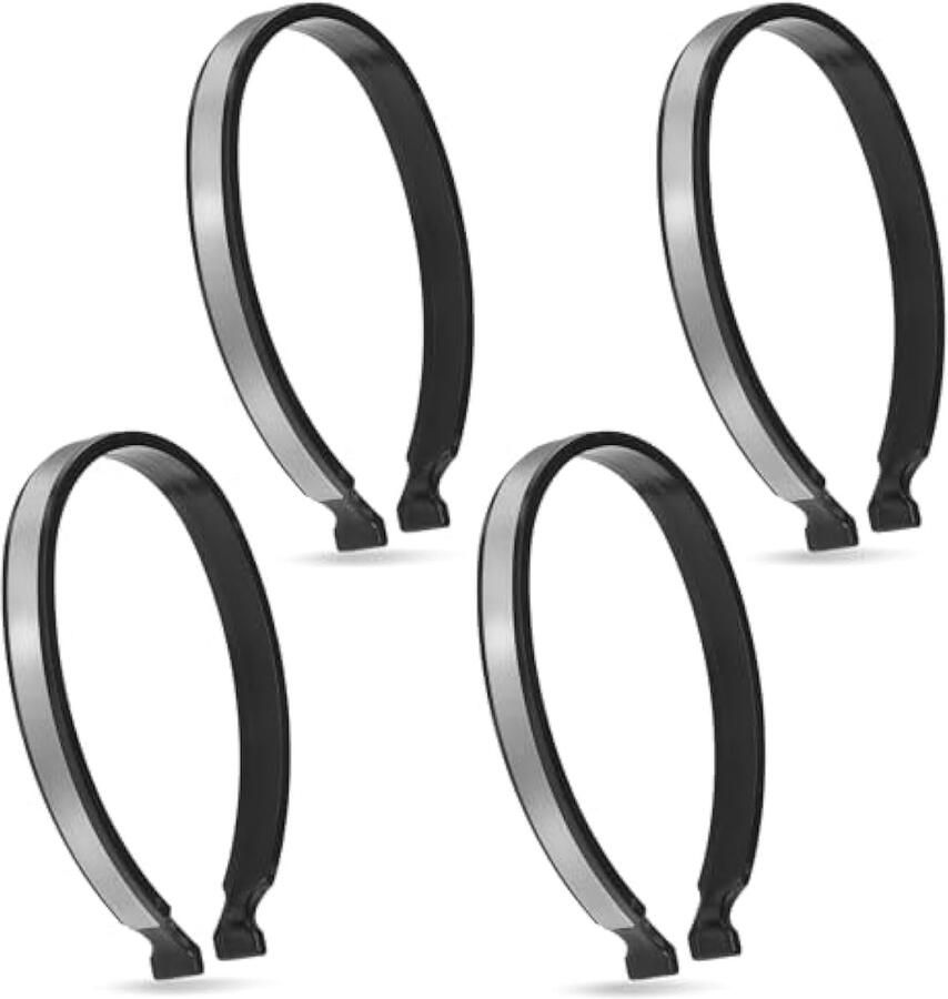 4 stuks reflectoren broekklemmen elastische broekklemmen voor fietsers reflecterende broekbescherming fietsklem voor enkelbanden voor nacht heren en dames