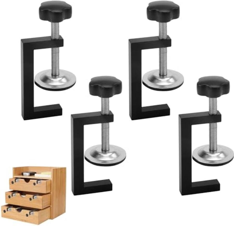 4 stuks Universele C-klemmen voor Houtbewerking en Montagetaken Klembereik 10-57 mm