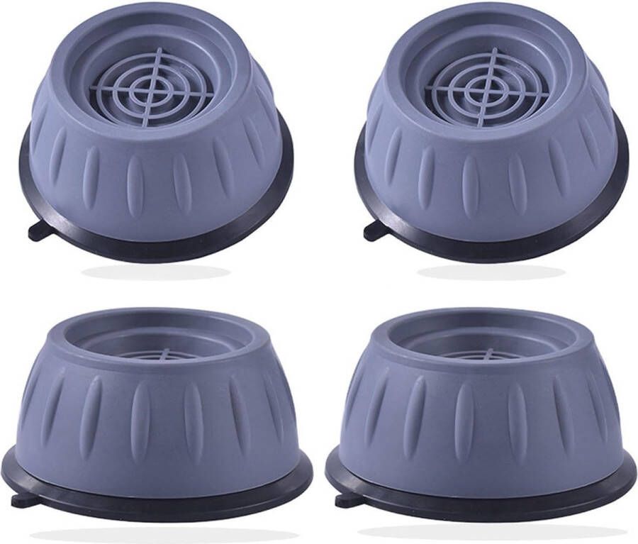 4 stuks wasmachine-voetpads anti-vibratiemat wasmachinevoeten universele wasmachine voetkussen antislipmat trillingsdemper voor wasmachine droger koelkast
