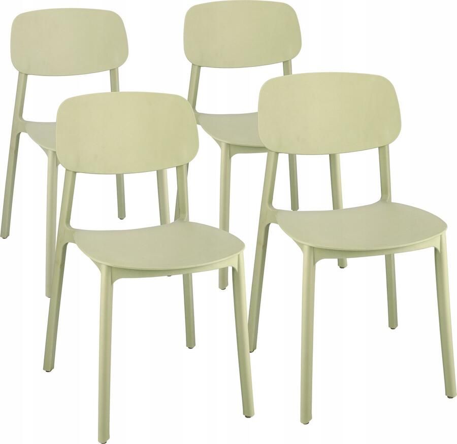 4 x LARA salie stoel