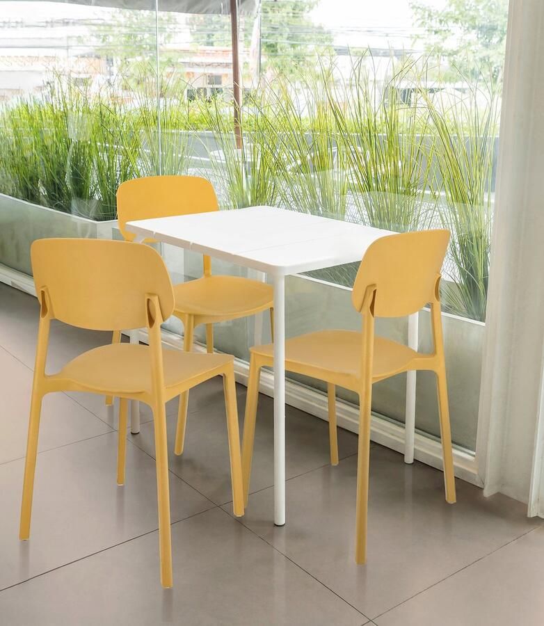 4 x LARA Stoel mosterd