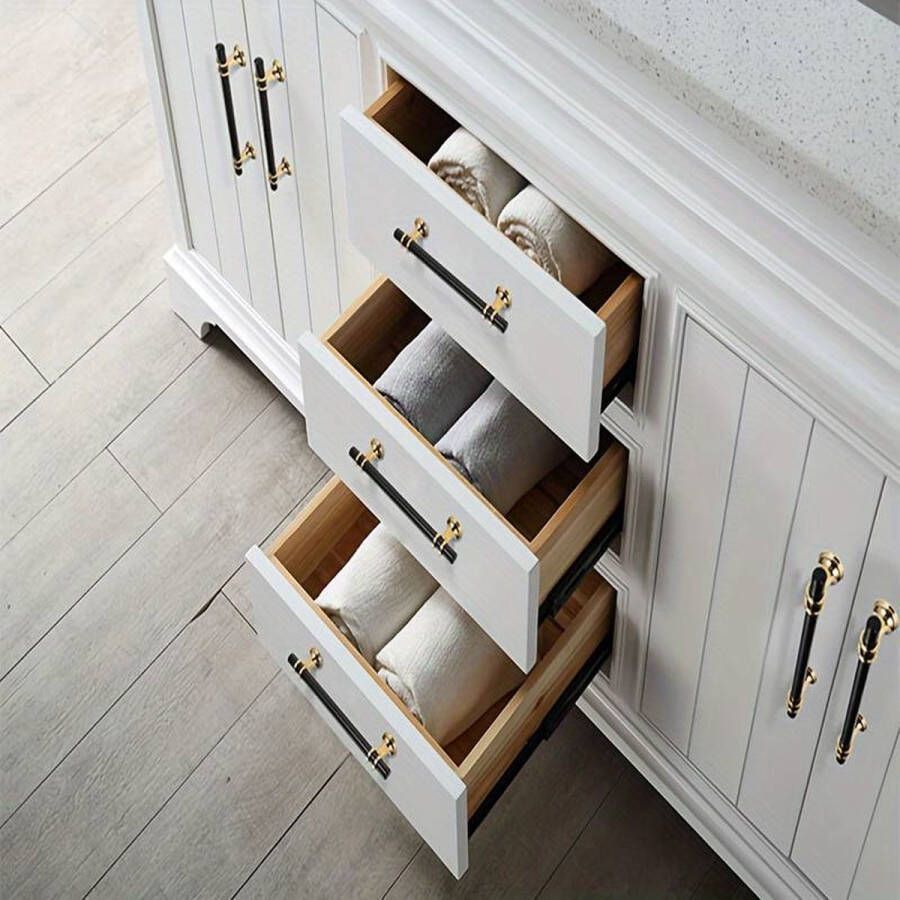 4 x Moderne Zinklegering Deurgreep Meubelgreep Keukenkast Lade Of Deurtje Keukengreep Kastgreep Kastonderdelen Handgrepen kast Meubels Handvat Hardware