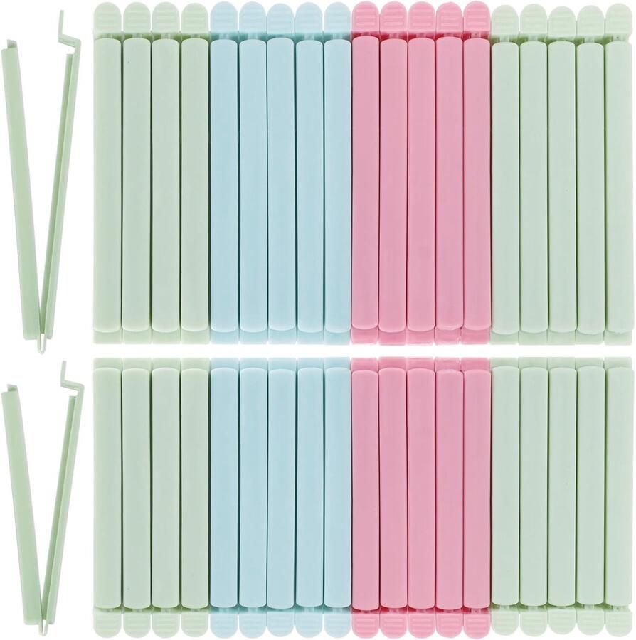 40 stuks voedsel zakklemmen geschikt voor keuken en huis 5 9 inch x 20-4 7 inch x 20