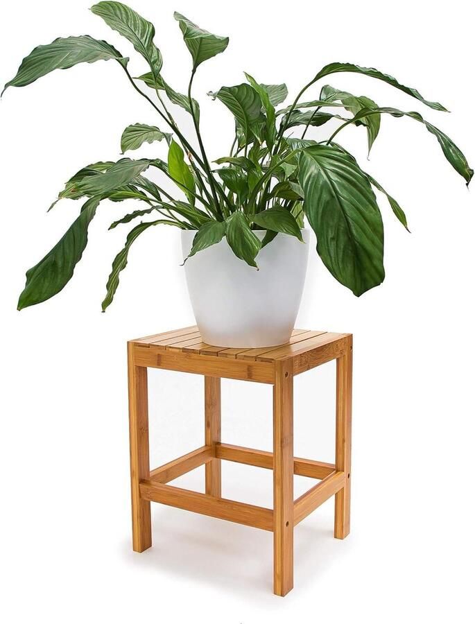 40-x-28-x-32-cm-bamboe-kruk-badkamerkruk-hout-bijzettafel-plantenkruk-naturel Houten kruk