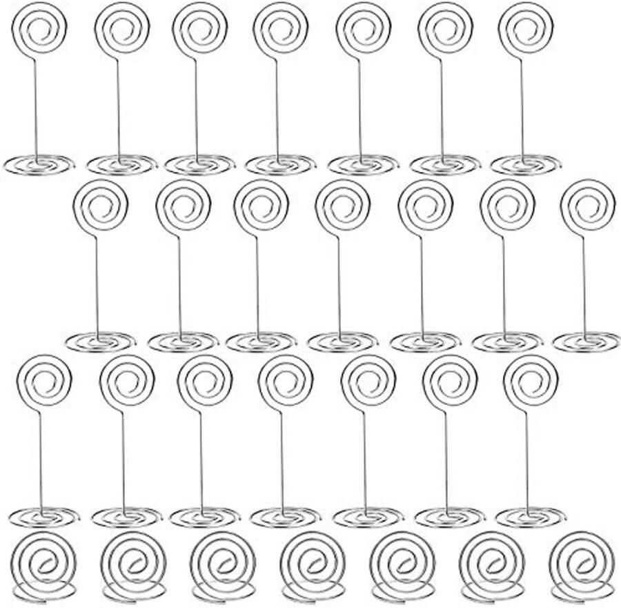 40PCS Tafelnummer Houders Stand en Ring Tafelhouder voor Bruiloft en Feesten