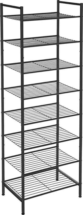 44 6 x 30 5 x 128 5 cm Schoenenrek schoenenkast voor het opbergen van schoenen ruimtebesparend voor veel paar schoenen