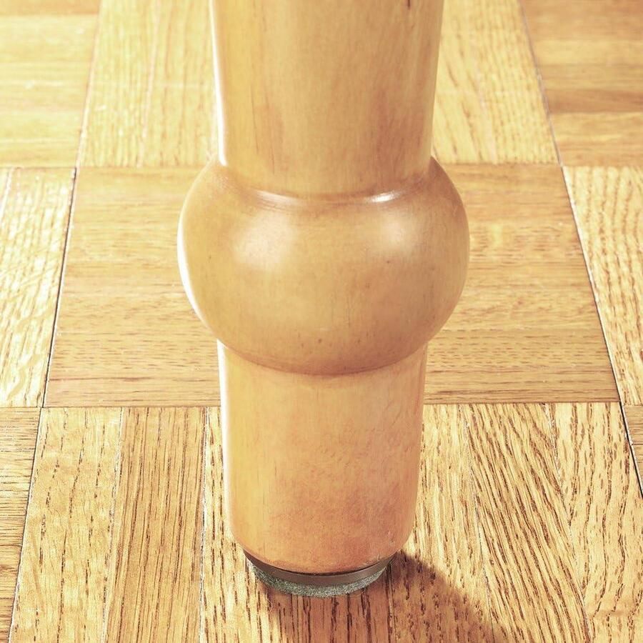 4770395N Bruin spijker-on 1 inch zware vilten pads voor houten meubels 48 stuks