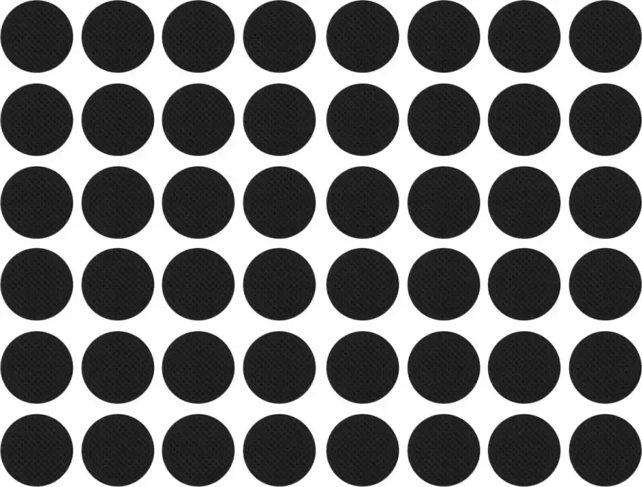 24 Stuks Antislip Meubelpads Zelfklevende Rubberen Pads Voor Bescherming Van Vloeren en Meubels Rond Zwart