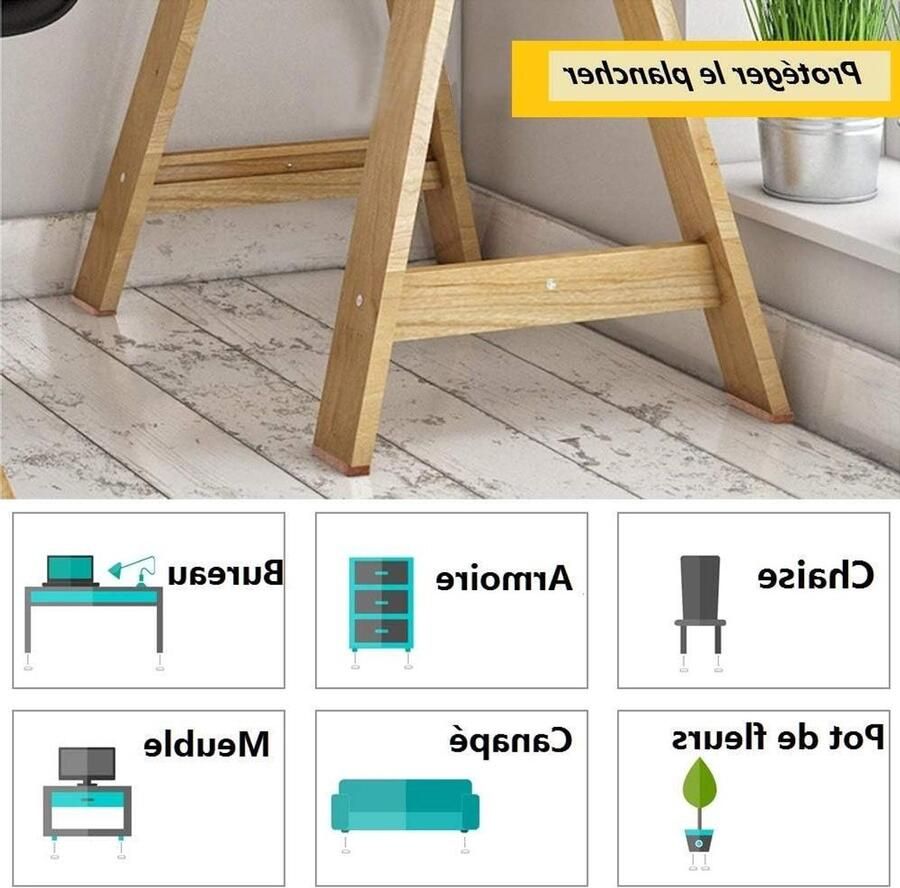 48 stuks Antislip Rubberen Pads 2cm Zelfklevend Meubelstoppers Vloerbescherming voor Stoel Sofa Tafel Kasten en Kleine Huishoudelijke Apparaten