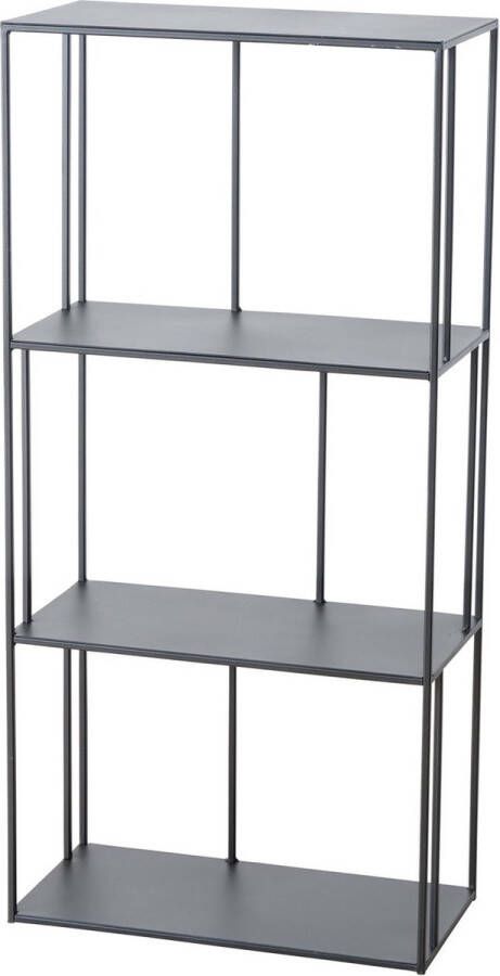 Metalen Wandkast Tripoli Afmeting 28x55x115 cm Zwart