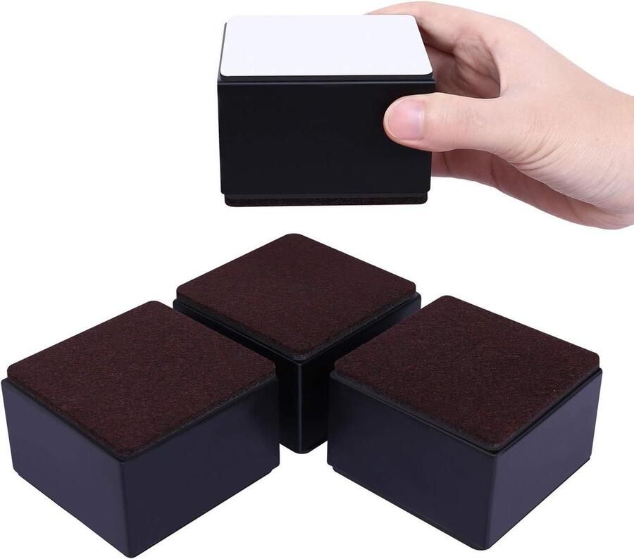 5 cm liftmeubelverhogers koolstofstalen bedverhogers diameter 8 cm zelfklevende zwaar belastbare meubelverhogers voegt 5 cm hoogte toe bedden banken kasten ondersteunt 20 lbs furniture risers