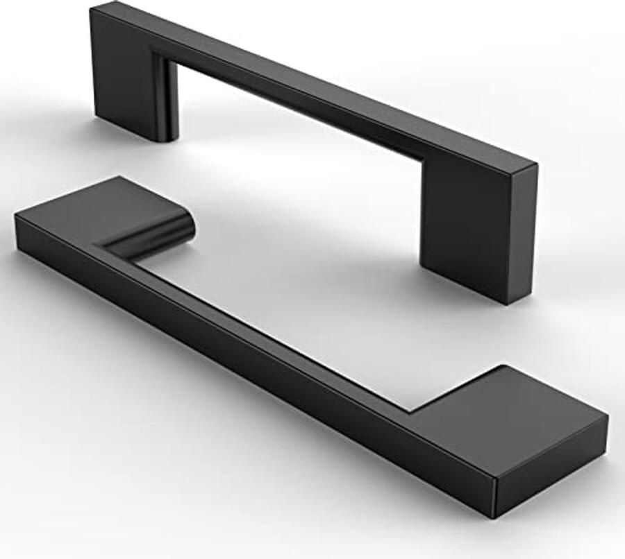 5-delige meubelgrepen voor kasten zwarte ladegrepen met 96 mm schroefafstand