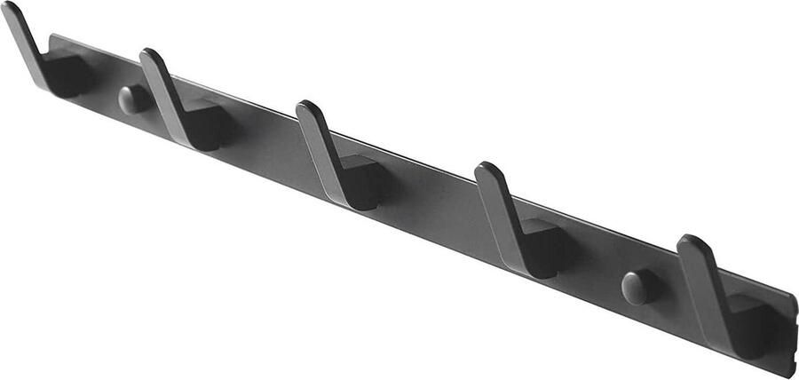 5 handdoekhaken zwart mat wandhaken metalen haak kapstok muur zwart