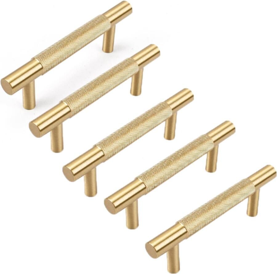 5 Stuks Aluminium Handgreep goud gatafstand 128 mm Handvaten Badkamer Handgrepen Kast Handgreep Keukenkastjes Handgrepen voor Deurtjes kastgrepen Meubelgreep Geschikt voor keukenkasten lade kledingkasten