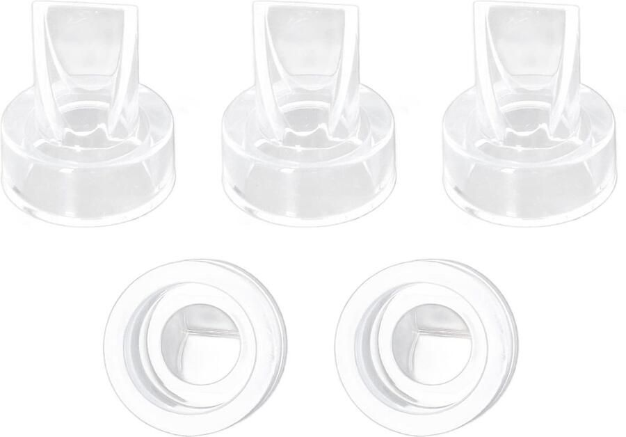 5 Stuks Duckbill Valve Replacement Kit Food Grade Silicone Baby Pomp Valve voor Moeder Baby Accessoires