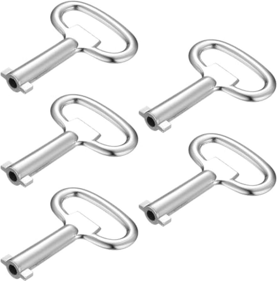 5 Stuks Gasmeter Doos Sleutel Elektrische Meterbox Gereedschap Gas Box Key Slotted UK Sleufsleutels Utility Socket Voor Gas Water Elektrische Meter Box