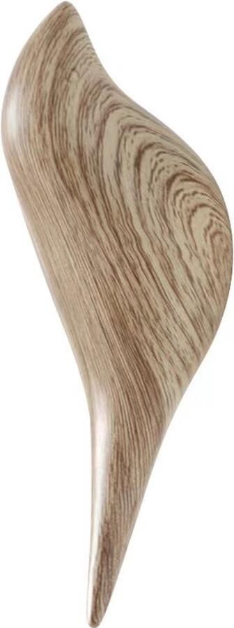 5 stuks houten wandhaken Kapstok haakjes Handdoekhaak Ophanghaak Haken Kapstokhaak Jashaak 13*4*4.5cm hout kleur