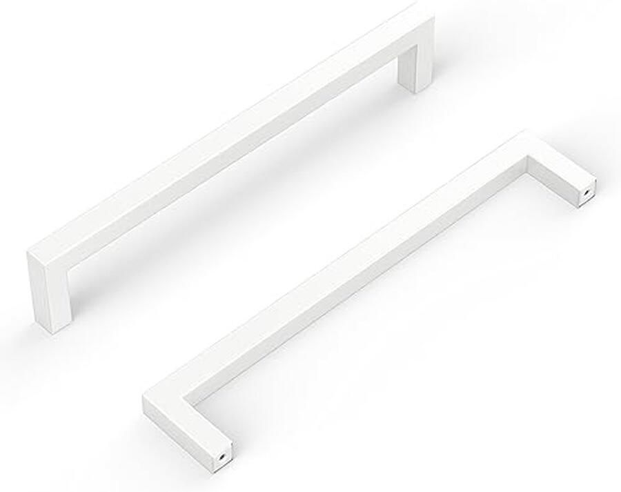 5 Stuks Kastgrepen Witte Keukengrepen van 128 mm voor Keukenmeubels