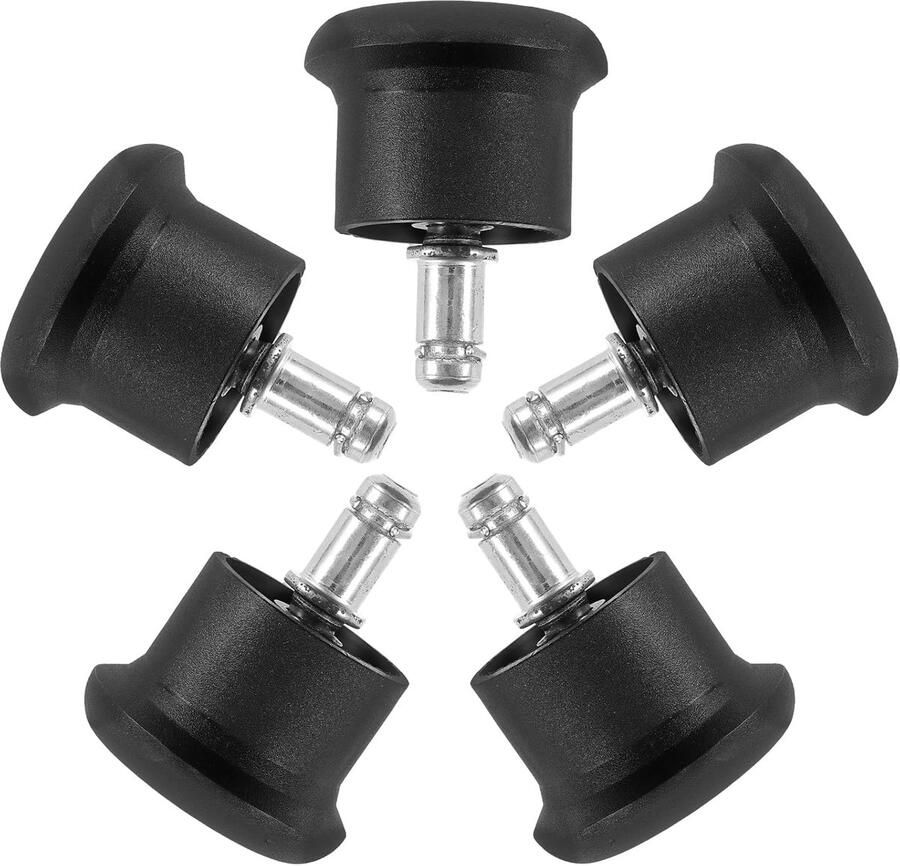 5 stuks kunststof stoelpootdoppen Stoelpoot Beschermers Meubelbeschermer vloerbeschermers Ronde meubelpoot beschermers zwart