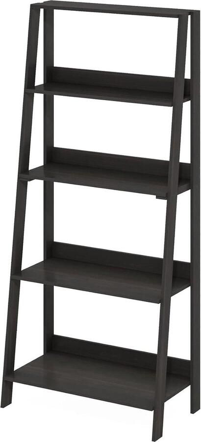 5 Tier Boekenkast Display Plank Espresso Color