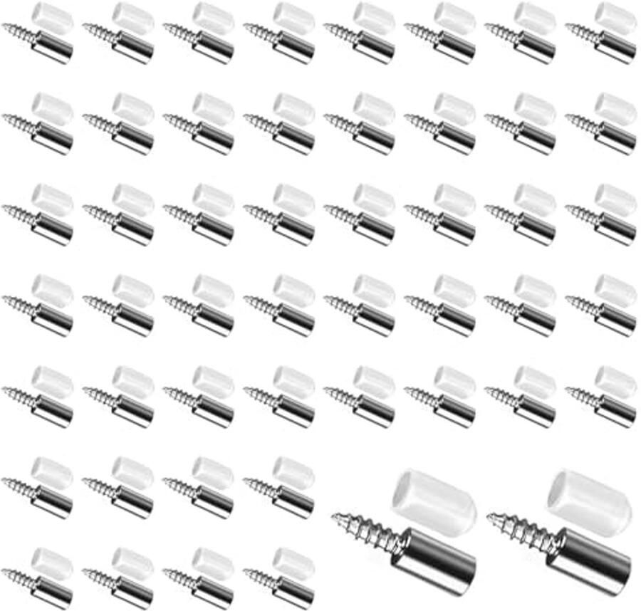 50 Antislip Plankdragers voor Stabiele Planken in Kasten en Boekenkasten