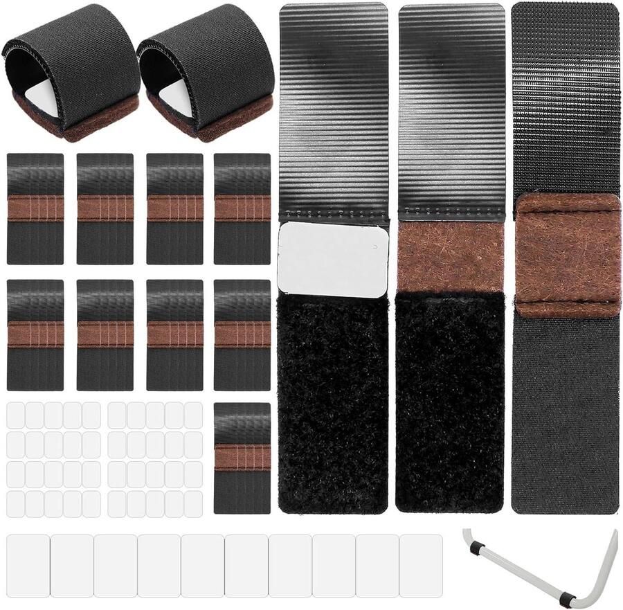 50 stuks zelfklevende meubelglijders voor stoelen van hardhout viltdoppen voor meubels voor slede en zijstoelen voorkomen krassen en verminderen geluiden