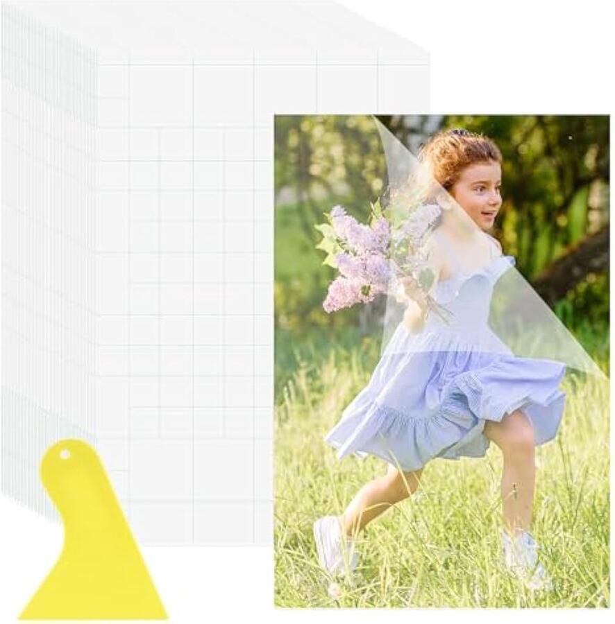 50 stuks zelfsluitende lamineervellen 4 x 6 stuks geen machine Zelfklevend doorzichtig laminaatblad geen warmte transparante glanzende afwerking waterdichte lamineervellen voor visitekaartjes