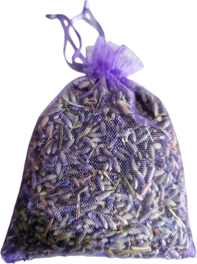 5x Biologische Lavendel Geurzakjes ± 9 gram 5 stuks Lavendel geurzakjes zakjes lavendel Geurzakje Anti motten geurzakjes Kledingkast geurzakjes