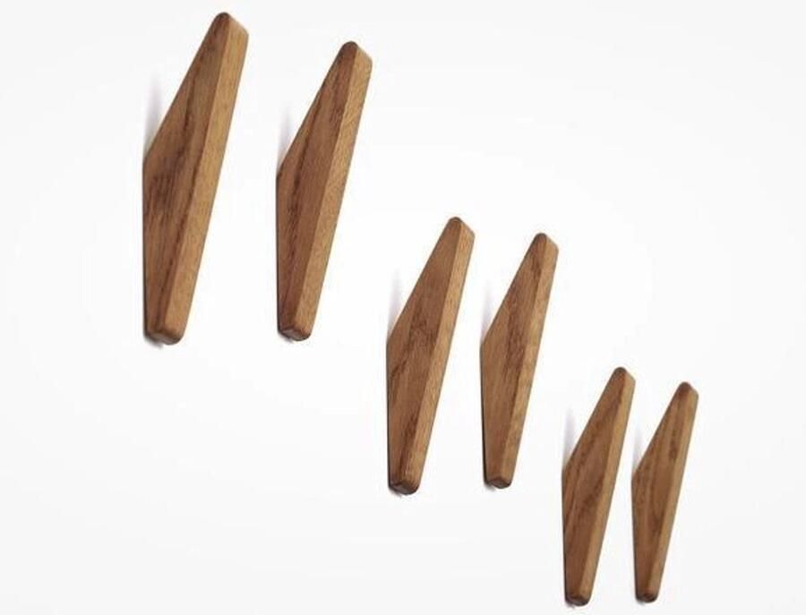 6 creatieve entree kapstokken in Europese stijl muurhangende woonkamer muurhaken kleerhangers massief houten kledinghaken muurkleerhangers