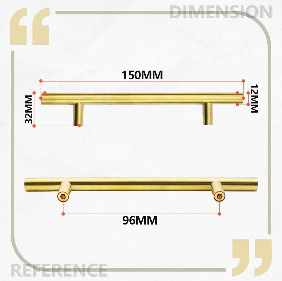 2 Stuks Kastgrepen Goud Moderne Handgrepen Meubelgrepen 256mm Gatafstand Deurgrepen Keuken Ladegrepen Vintage Handgrepen Voor Keukenkasten Commode Kast (Goudgrijs) - Foto 4