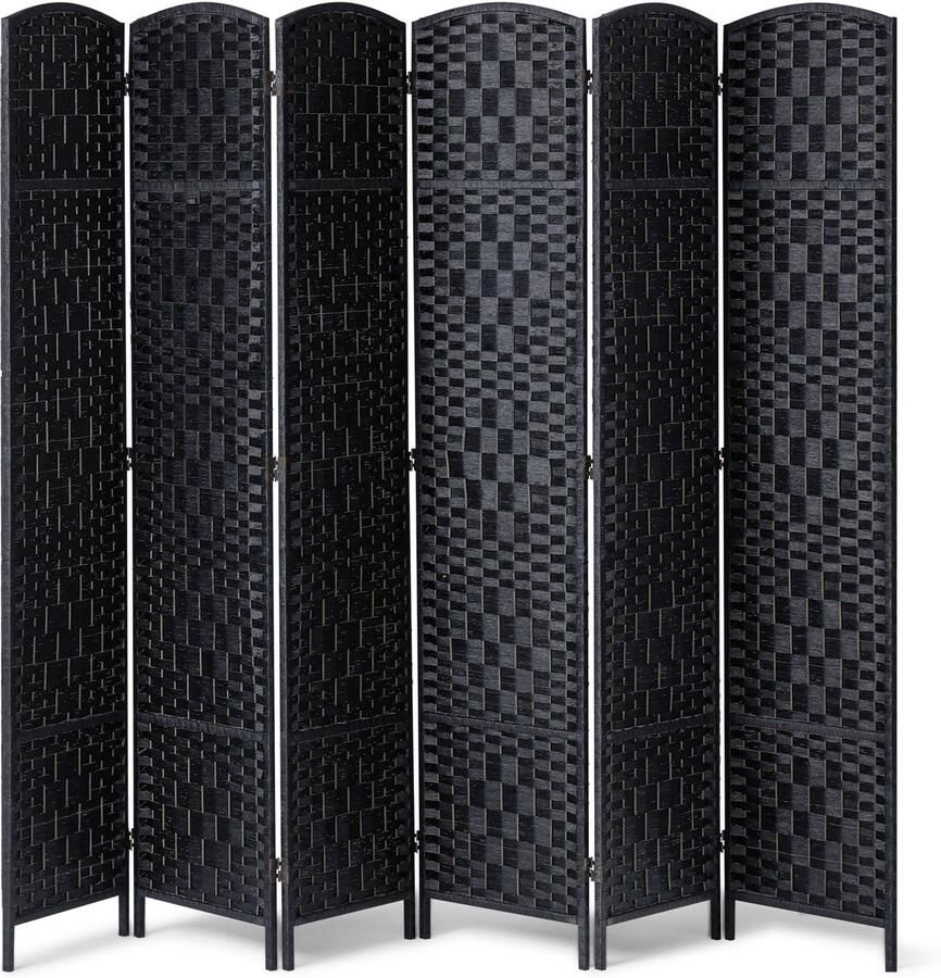 6-delige Kamerscherm – Handgeweven Privacyscherm voor Elegante Kamerscheiding