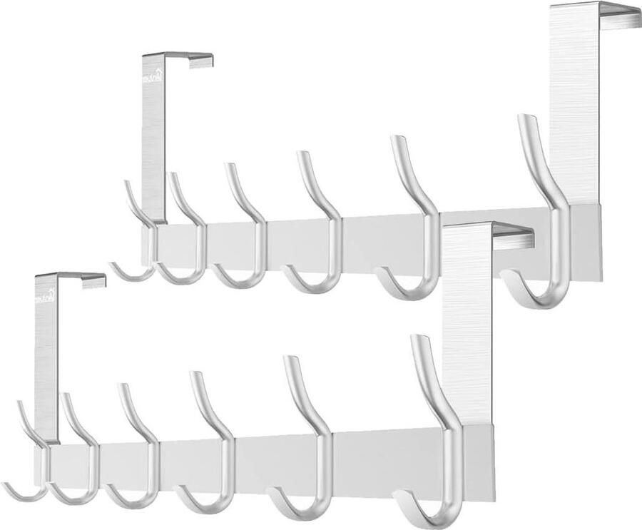 6-haken deurhaken maximaal draaggewicht 20 kg
