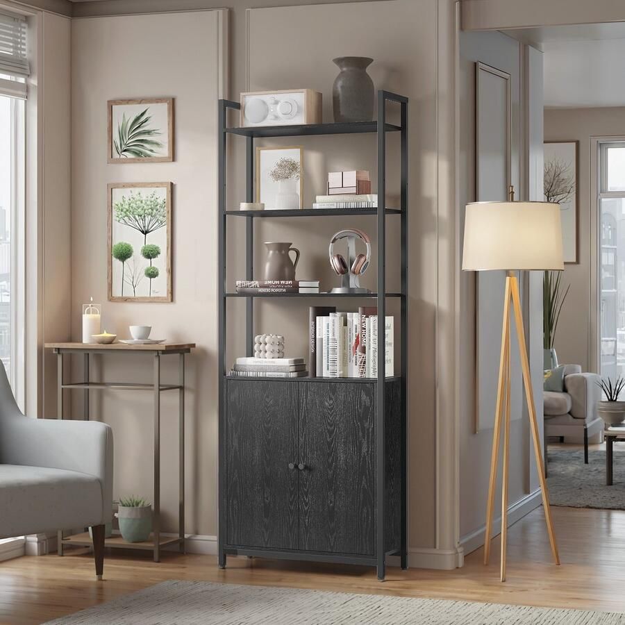 6 Level boekenkast Plank Standregal Space Saver 24cm x 60 cm x 159 5 cm