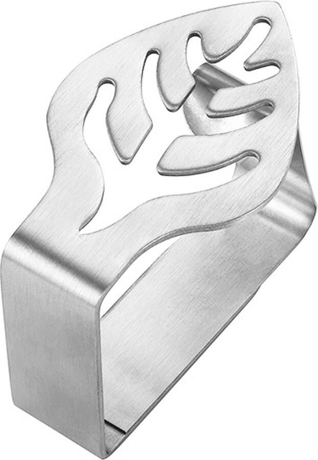 6-Pack roestvrijstalen tafelkleed clips Grafische tafelkleed clips Multi-grafische hoge elasticiteit Mobiele vaste clips Geschikt voor tafelkleedclips voor buiten- en binnentafels blad