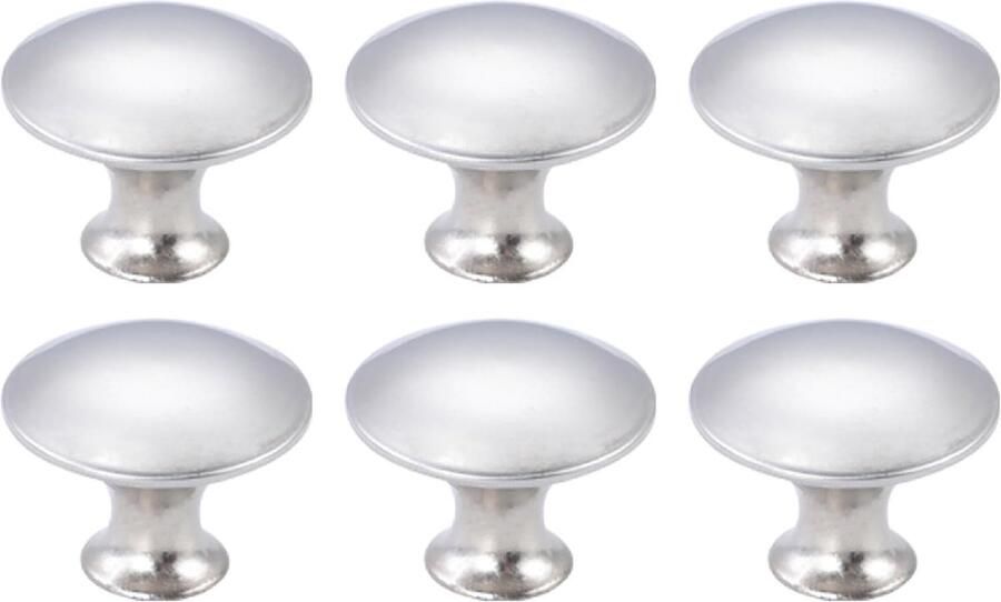 6 Pcs Vintage Cabinet Knobs Chic Drawer Knobs Keuken Cabinet Handles Ronde Furniture Knobs (27mm)