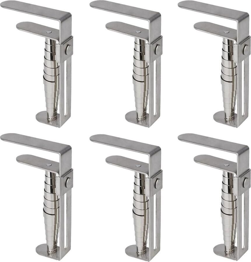 6 Pieces Stainless Steel Tablecloth Clips Table Cloth Clips for Outdoor Wedding Garden Banquet Tablecloth Clamps Restaurant Tablecloth Holder Tablecloth Clamp
