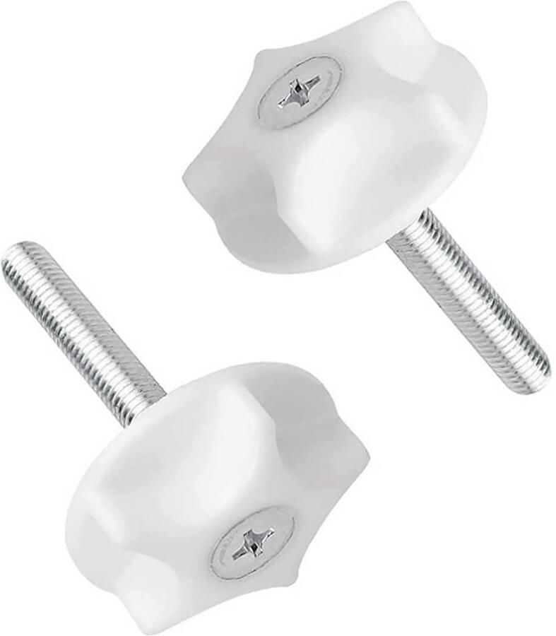 6 STKS M8 zware hoofdeinde bevestigingsbouten en ringen voor Divan Bedden om het hoofdeinde vast te houden