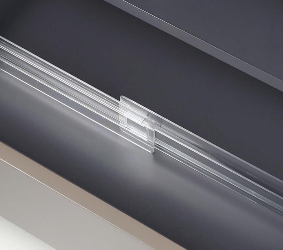 6 stks Uitschuifbare Ladeverdelers Duidelijke Plastic Laden Separators Kleding Keukengerei