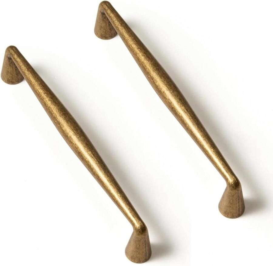 6 stuks antieke handgrepen gatafstand 128mm antiek bronzen kastgrepen voor keuken en kasten