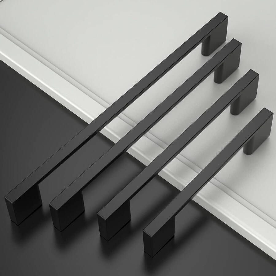 6 stuks meubelgrepen zwart 128 mm gatafstand laden handgrepen voor keukenkast kastgrepen ladegrepen deurgrepen voor keukenkasten kledingkast