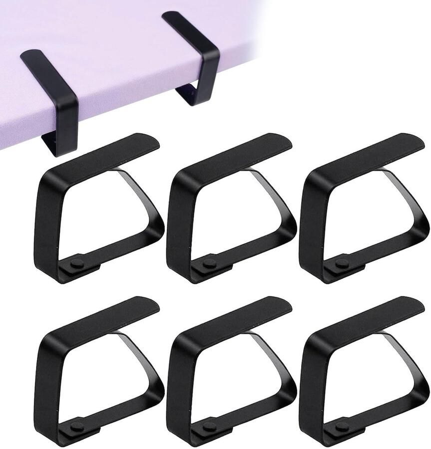 6 stuks tafelkleedklemmen groot tafelkleedklemmen roestvrij staal tafelkleedklemmen buiten tafelkleedklemmen buiten tafelkleedklemmen buiten voor picknicks feesten bruiloften