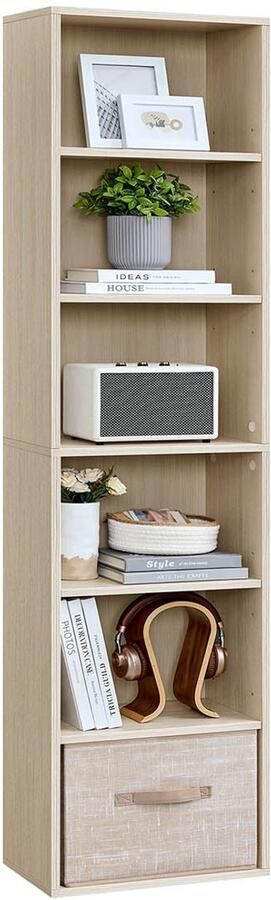 6 verdiepingen tellend staande plank boekplank opslageenheid houten spaanplaat ruimtebesparend ontwerp 24 x 40 x 178 5 cm